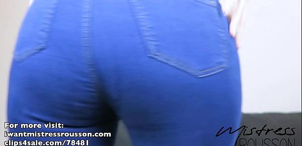  Goddess Ass Worship in Blue Jeans [PREVIEW]